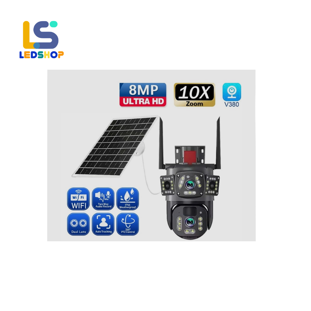 CAMARA CON PANEL SOLAR A9-3