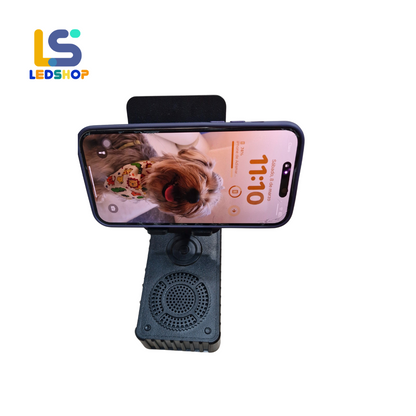 SOPORTE DE TELEFONO CON BOCINA BLUETOOTH