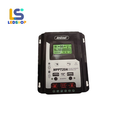 CHARGER CONTROLADOR SOLAR MPPT 20A