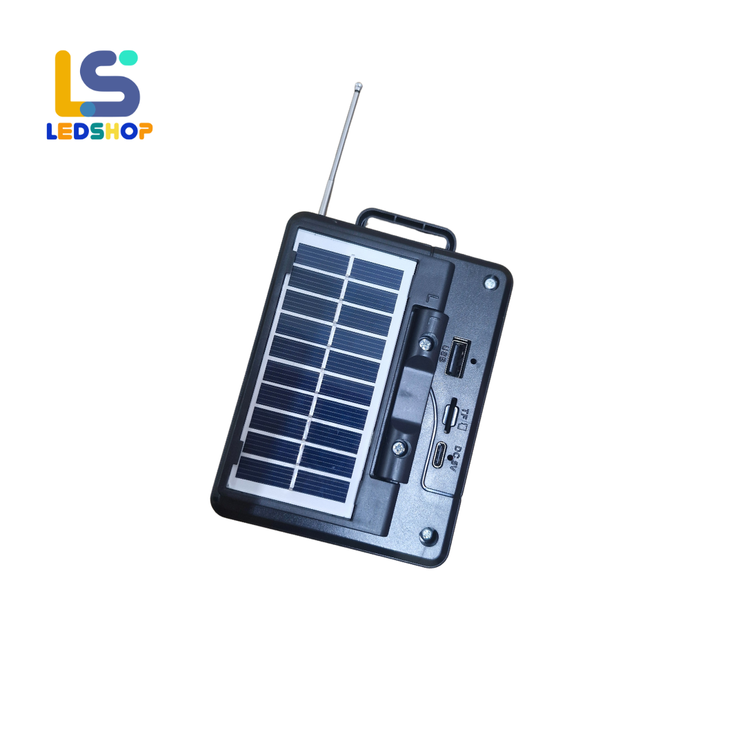 BOCINA BLUETOOTH CON PANEL SOLAR