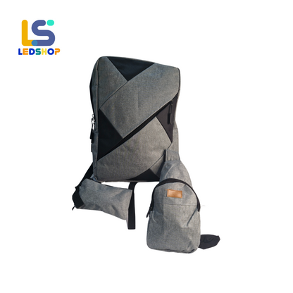MOCHILA  DEPORTIVA 3 PIEZAS