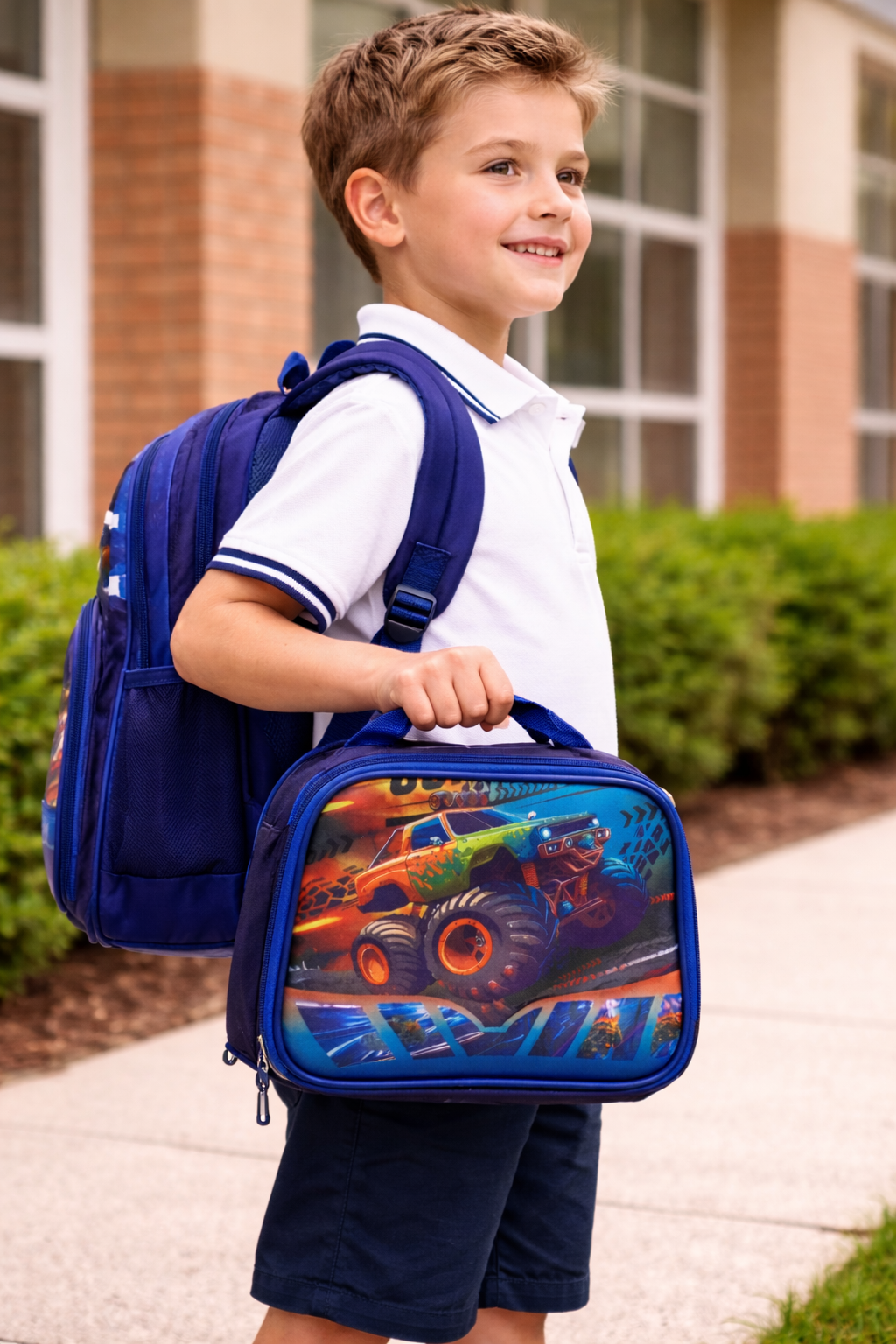 MOCHILA ESCOLAR 3 PIEZAS CON LUCES