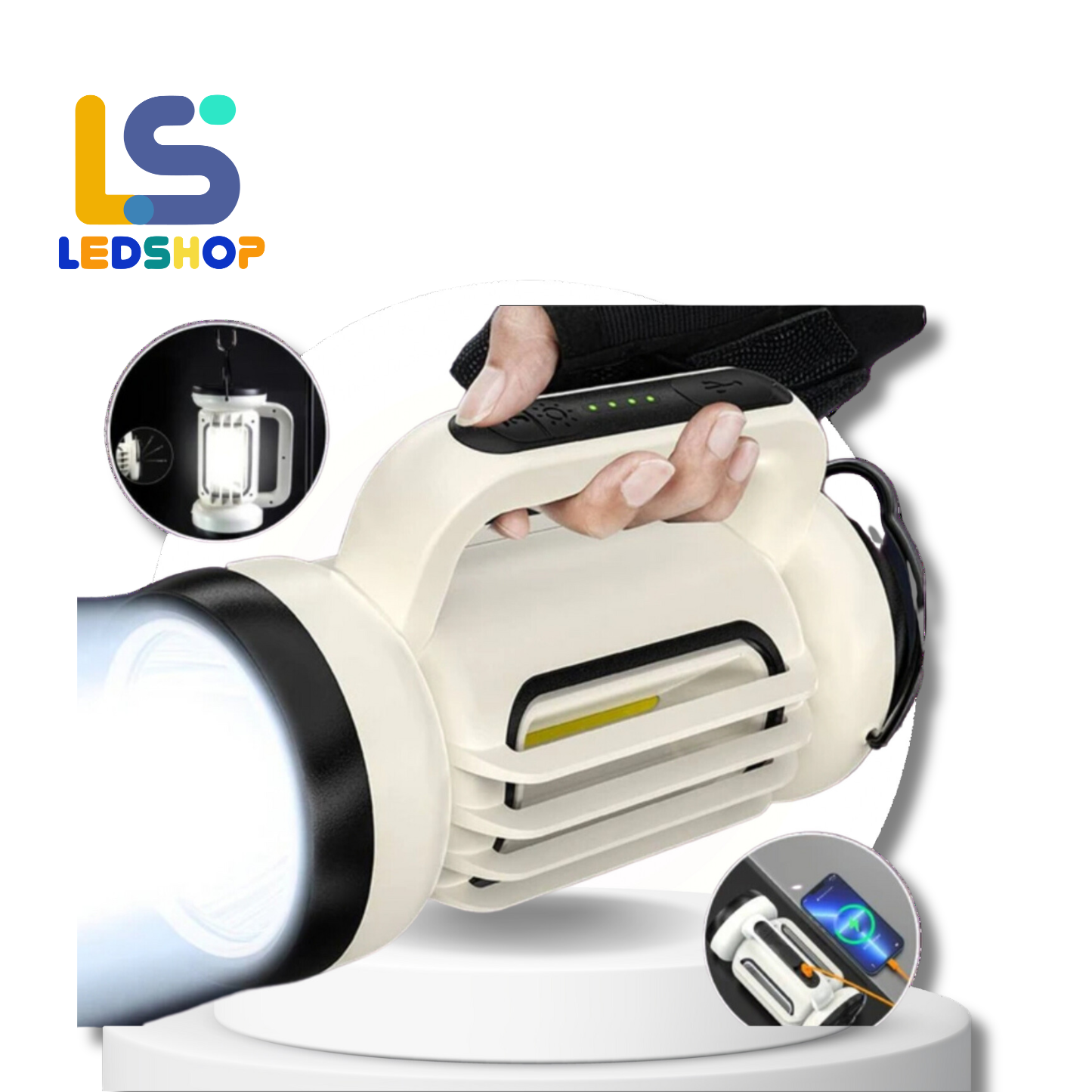 LAMPARA DE MANO LED