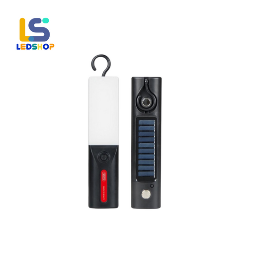 LINTERNA MULTUSO CON PANEL SOLAR