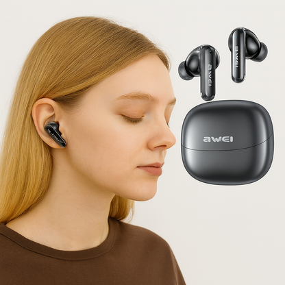 AUDIFONOS BLUETOOTH TRADUCTOR  AWEI  T220 ANC