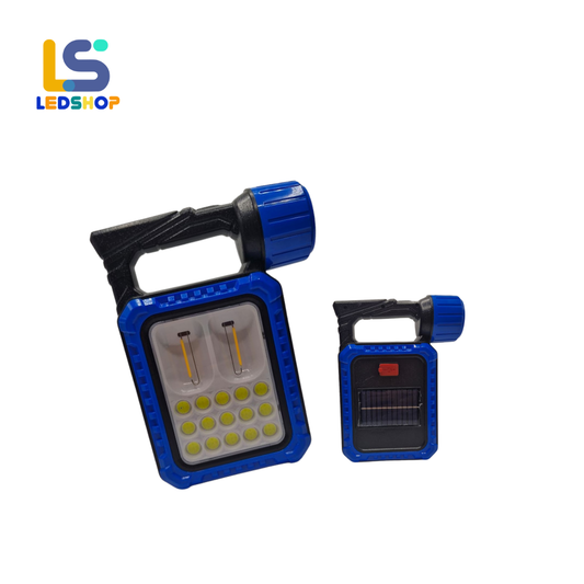 LAMPARA PORTATIL CON PANEL SOLAR