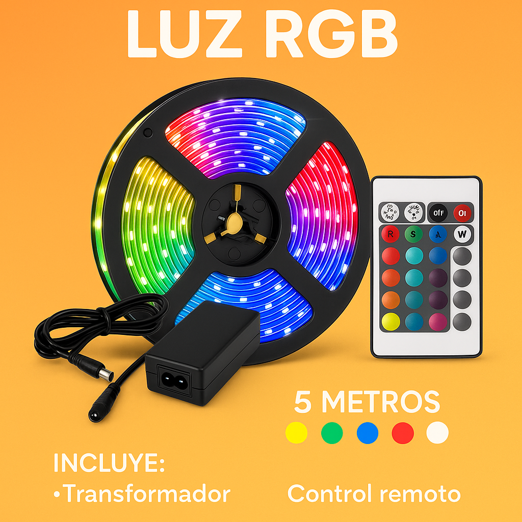 TIRA DE LUCES RGB 5 METROS