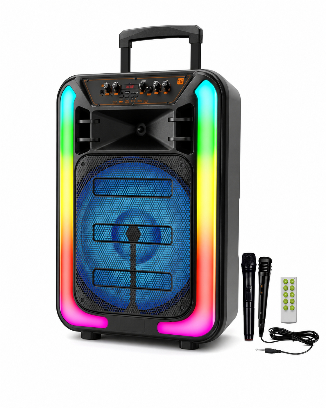 BOCINA BLUETOOTH RECARGABLE 15 pulg