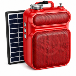 BOCINA BLUETOOTH PANEL SOLAR AM/FM SOLAR K-04