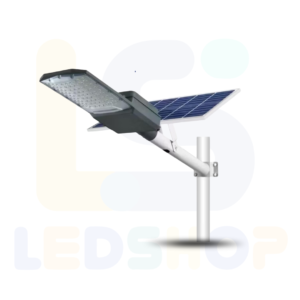 LAMPARA DE POSTA CON PANEL SOLAR 400 WATTS