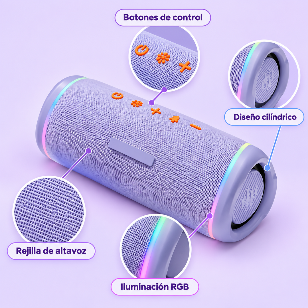 BOCINA KIMISO BLUETOOTH KM5328 - Imagen 3
