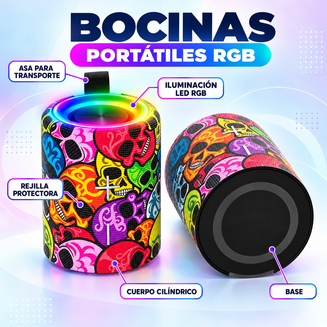 BOCINA DOBLE KIMISO KM-808 - Imagen 2