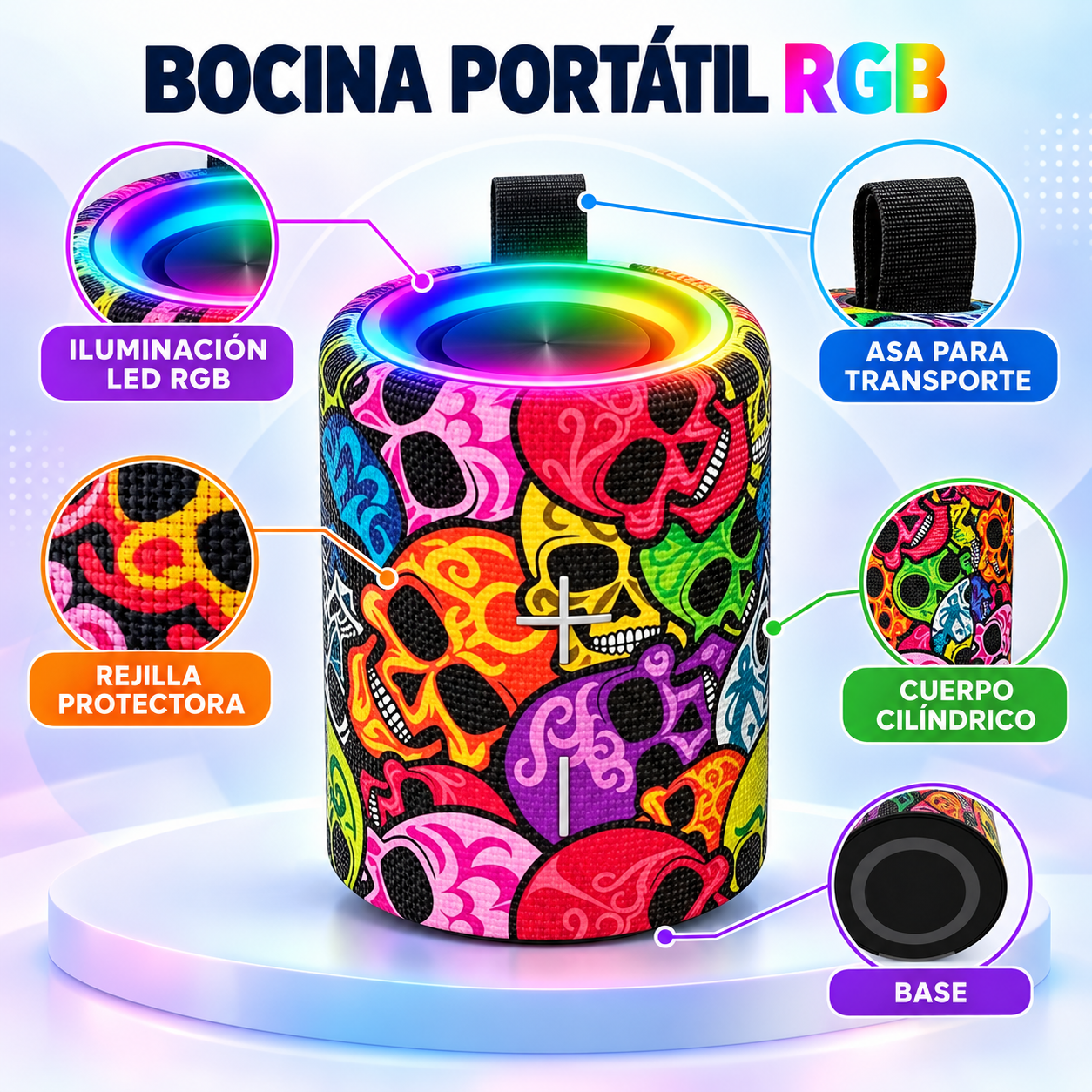 BOCINA DOBLE KIMISO KM-808 - Imagen 3
